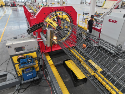 Korbverschweißmaschine für Pfähle