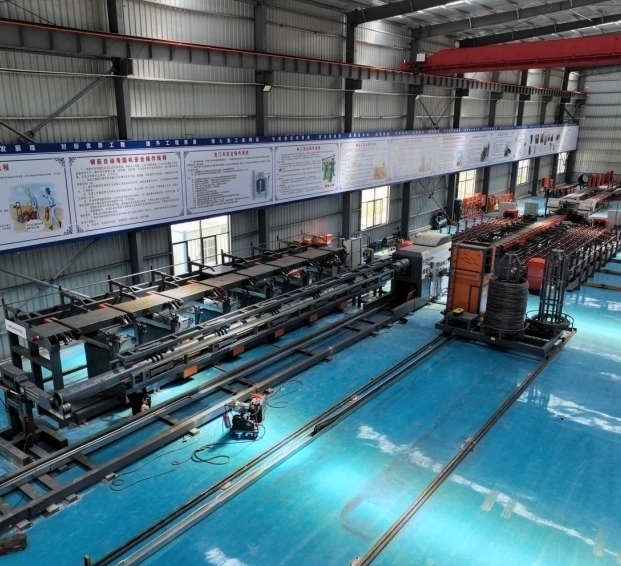 Automatic Steel Bar Cage Forming Workstation