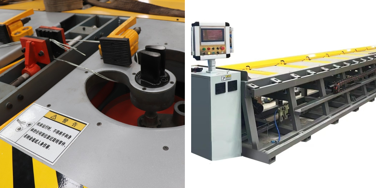 مركز ثني حديد التسليح الأفقي