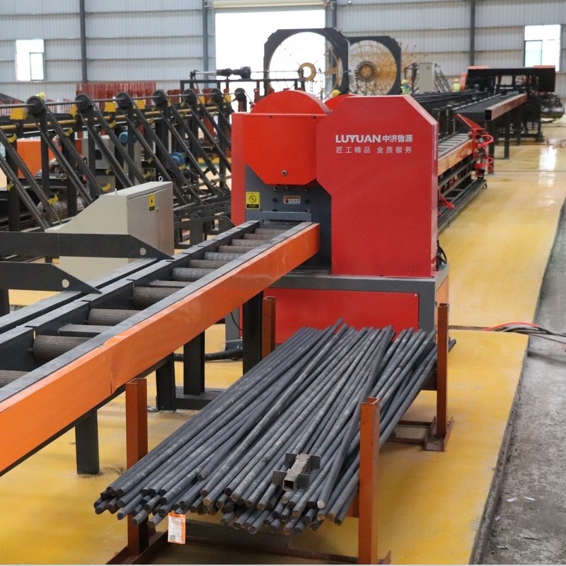 Línea de corte de varillas de refuerzo eléctrica