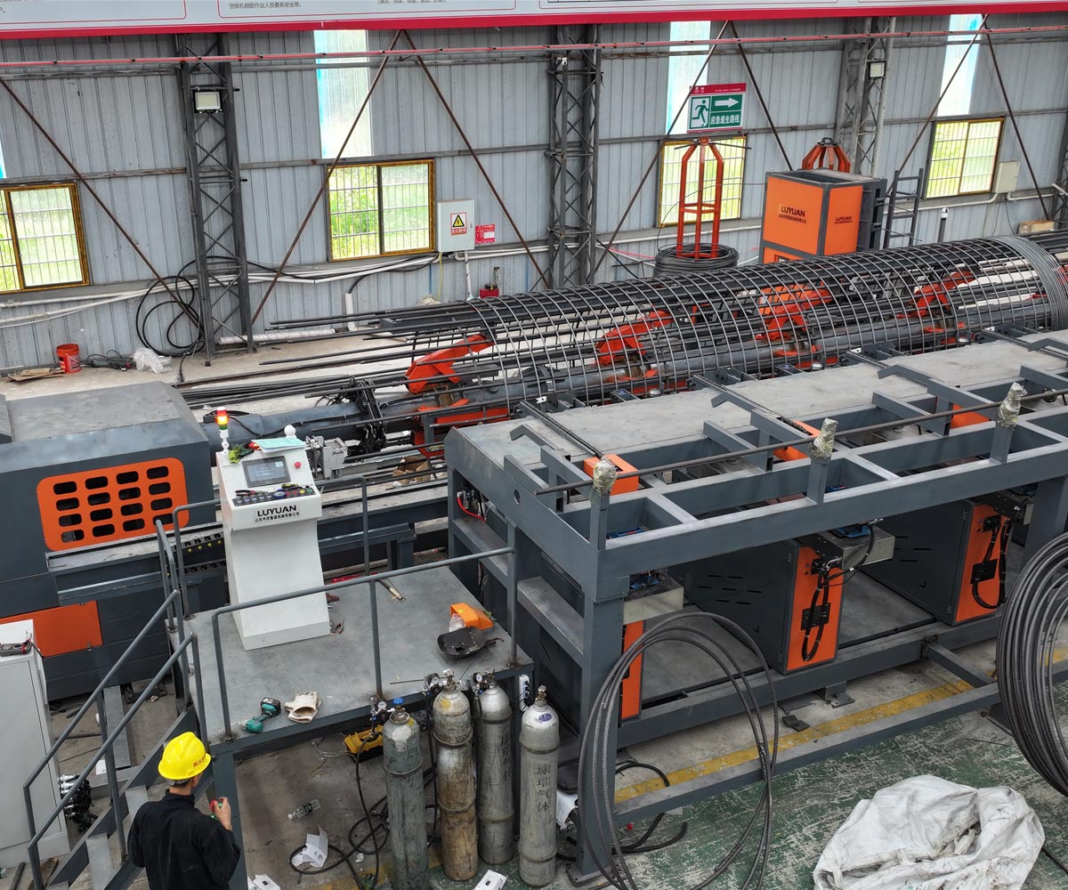 Automatic Reinforcement Cage Welding workstation