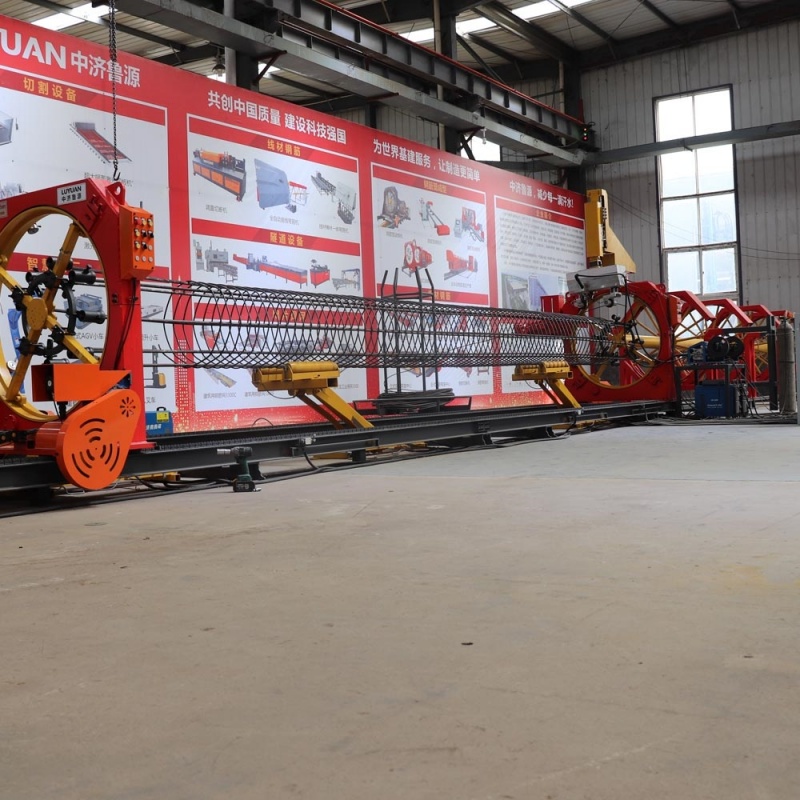 soldadora de rodillos de jaula de pilotes