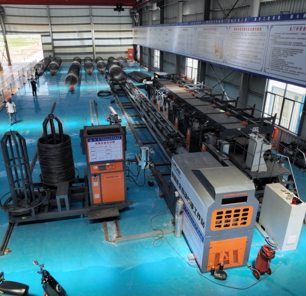 Automatic Steel Bar Step Feeding System