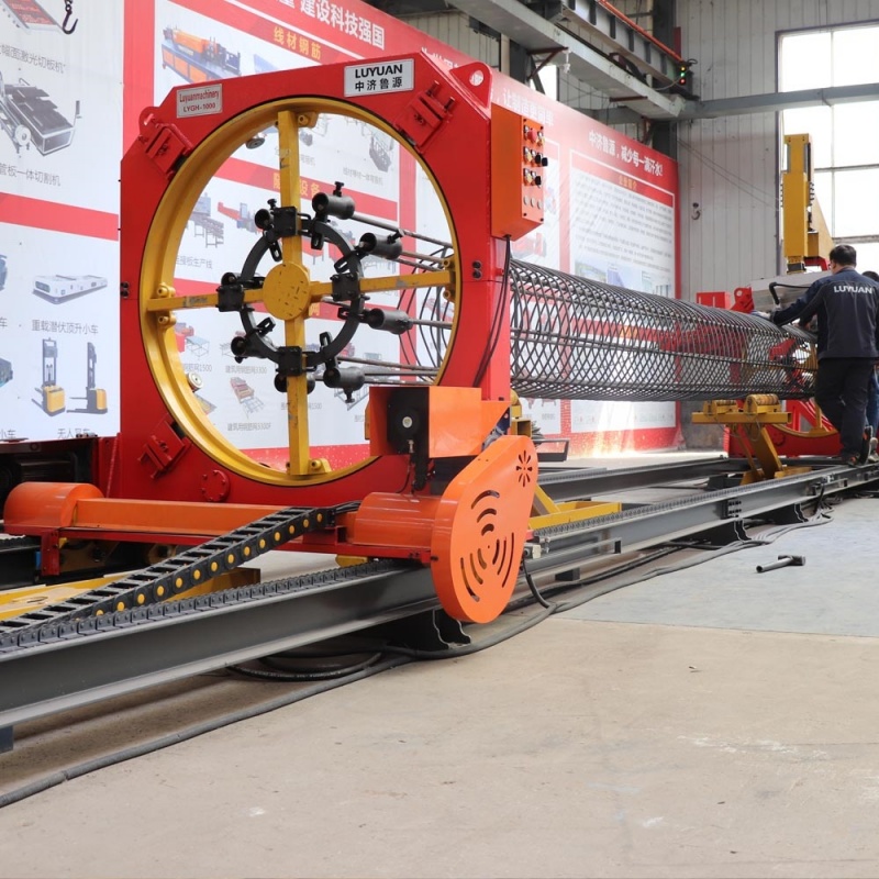 soldadora de rodillos de jaula de pilotes