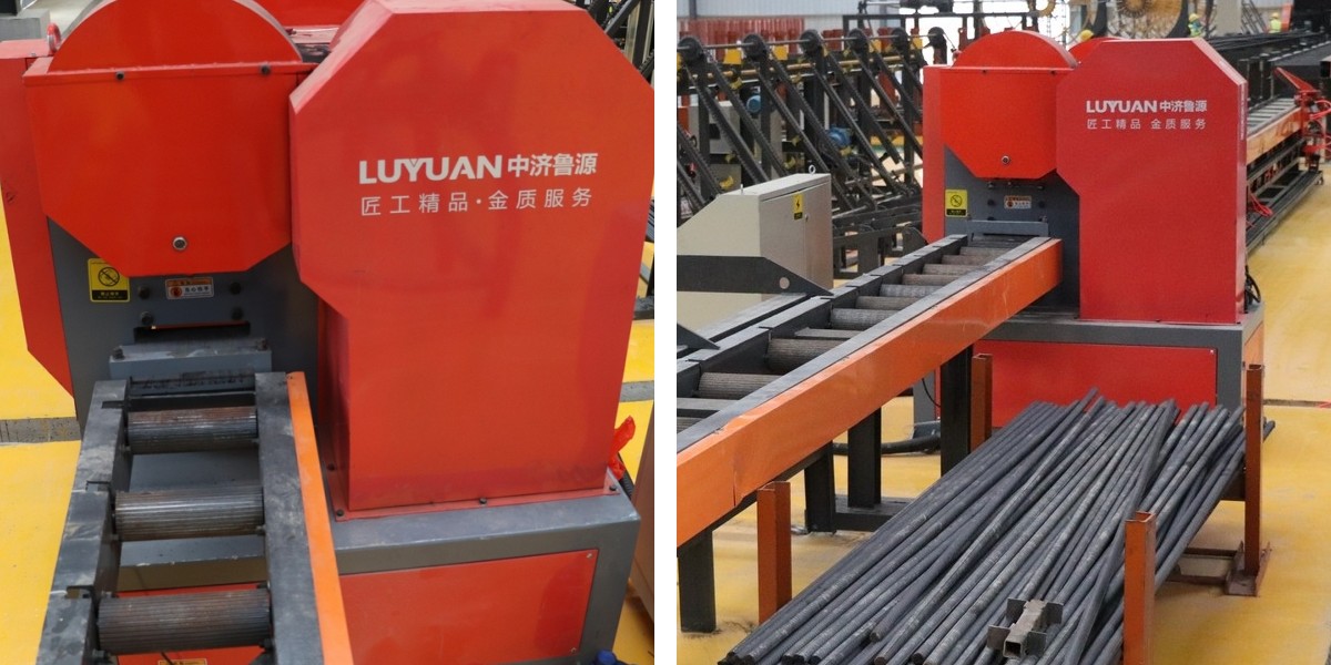 Línea de corte de varillas de refuerzo eléctrica