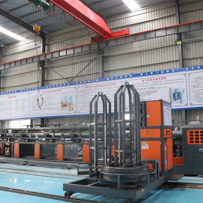 estación de trabajo de soldadura de jaulas de varillas de refuerzo