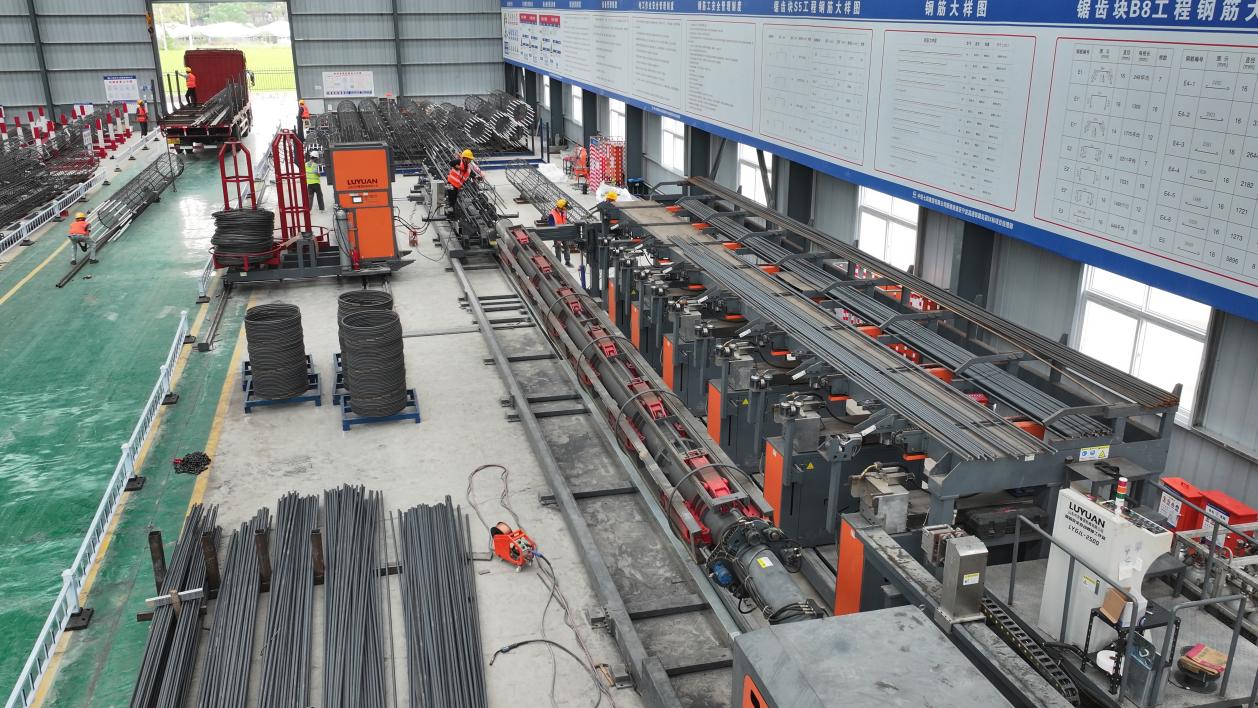 Zhongji Luyuan and China Railway Seventh Group Join Forces to Build Smart Rebar Facility for Tong-Yong High-Speed Rail