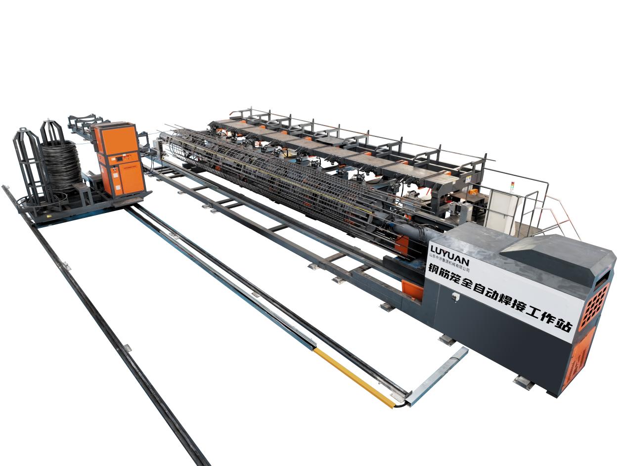 One-Person Fully Automatic Rebar Cage Welding Station Achieves 3–5 Times Higher Efficiency