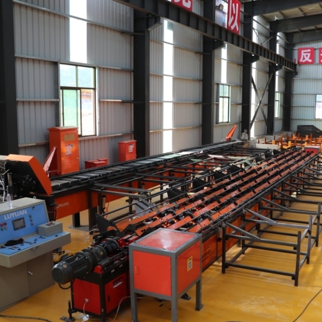 Linha de produção de roscagem de barras de aço CNC