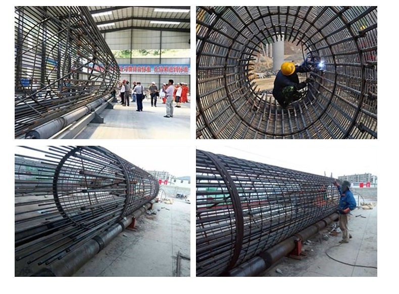 Macchina avvolgitrice per gabbie in barre d'acciaio Macchina avvolgitrice per gabbie in barre d'acciaio