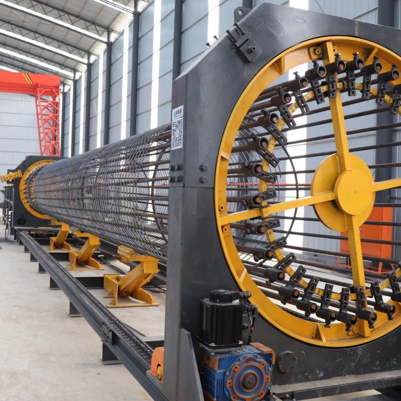 máquina para fabricar jaulas de varillas de refuerzo