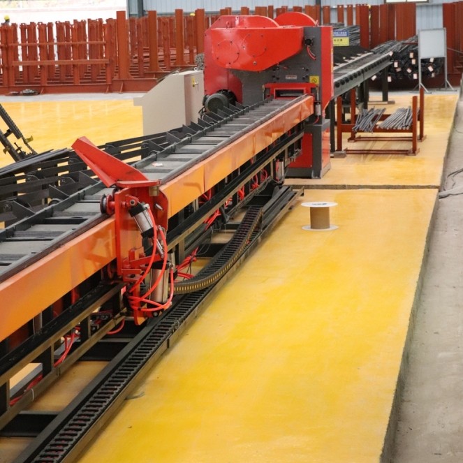 Línea de corte de varillas de refuerzo eléctrica