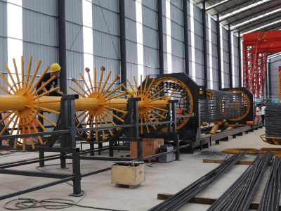 steel bar cage machine