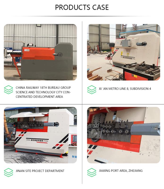 Dobladora de estribos de barra de acero duradera